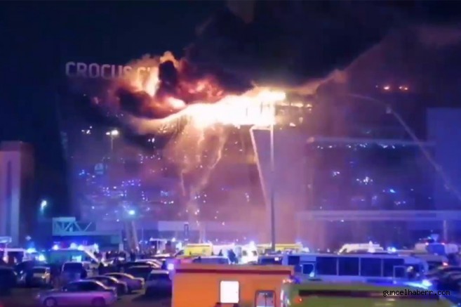 Rusya'da konser salonuna silahlı saldırı